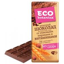 Шоколад ECO молочный без сахара со злаковыми шариками РотФронт  90г 