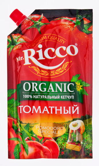 Кетчуп томатный острый Мистер Рико 350гр 