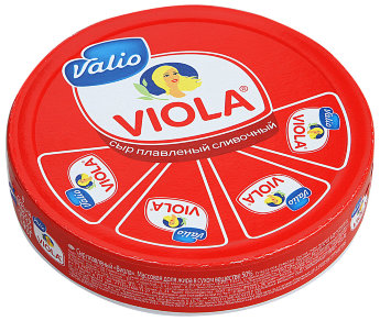 Сыр плавленный сливочный  Виола 130 гр 