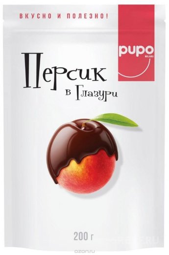 Персик в шоколадной глазури, Варегово, 200гр 