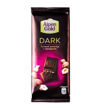 Шоколад молочный с фундуком Alpen Gold 85г 