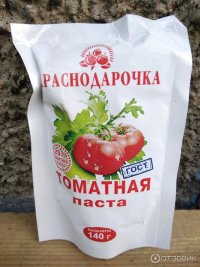 Томатная паста в/у Краснодарочка, 140гр