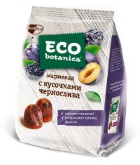 Мармелад с кусочками чернослива ECO botanica, 200гр