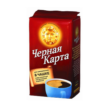 Кофе молотый для заваривания в чашке Черная Карта 250 г  