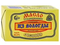 Масло сливочное из Вологды 82,5%, 180гр