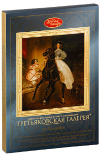 Набор конфет Третьяковская галерея ассорти, Красный Октябрь, 240гр