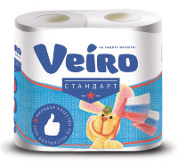 Бумага туалетная VEIRO 4=8рул