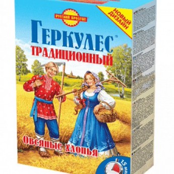 Геркулес Традиционный, Русский продукт 500гр 