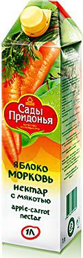 Сок Яблоко-Морковь Сады Придонья 1л