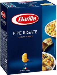 Макароны Barilla Pipe Rigate n.91, 450гр