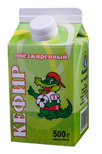 Кефир обезжиренный 0,1% Ярмолпрод, 500гр